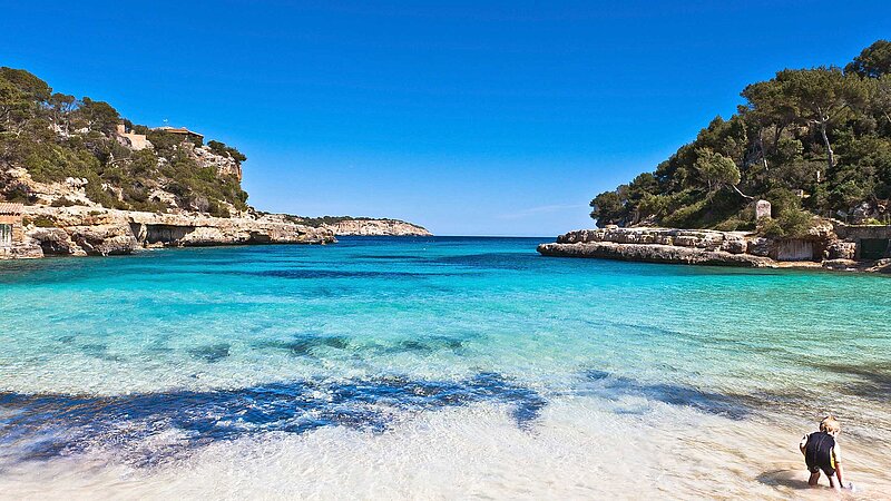 Cala Llombards im osten Mallorcas