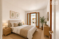 Schlafzimmer Designvorschlag KI